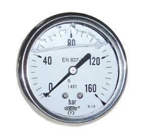 60MM轴向耐震油压表（出口型）